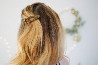 Barrette Charline Écaille de tortue 2