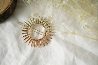 Barrette Manaé Soleil Doré