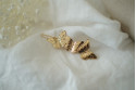Barrette Joyce Trio Papillons Dorés
