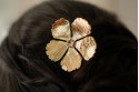 Barrette Sohanne Fleur Dorée