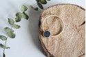 Barrette Neori Dorée Marbre Noir