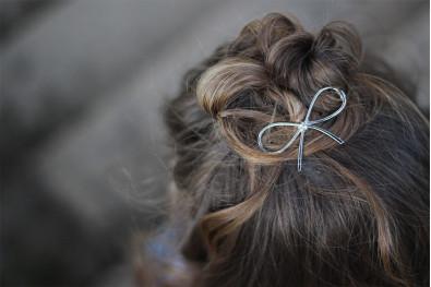 Barrette Louanne Argentée 2